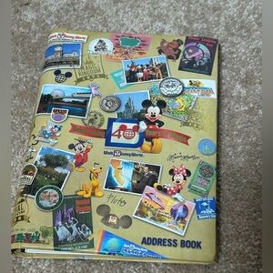 Walt Disney World 40th Anniversary Address Book - Epcot Magic Kingdom